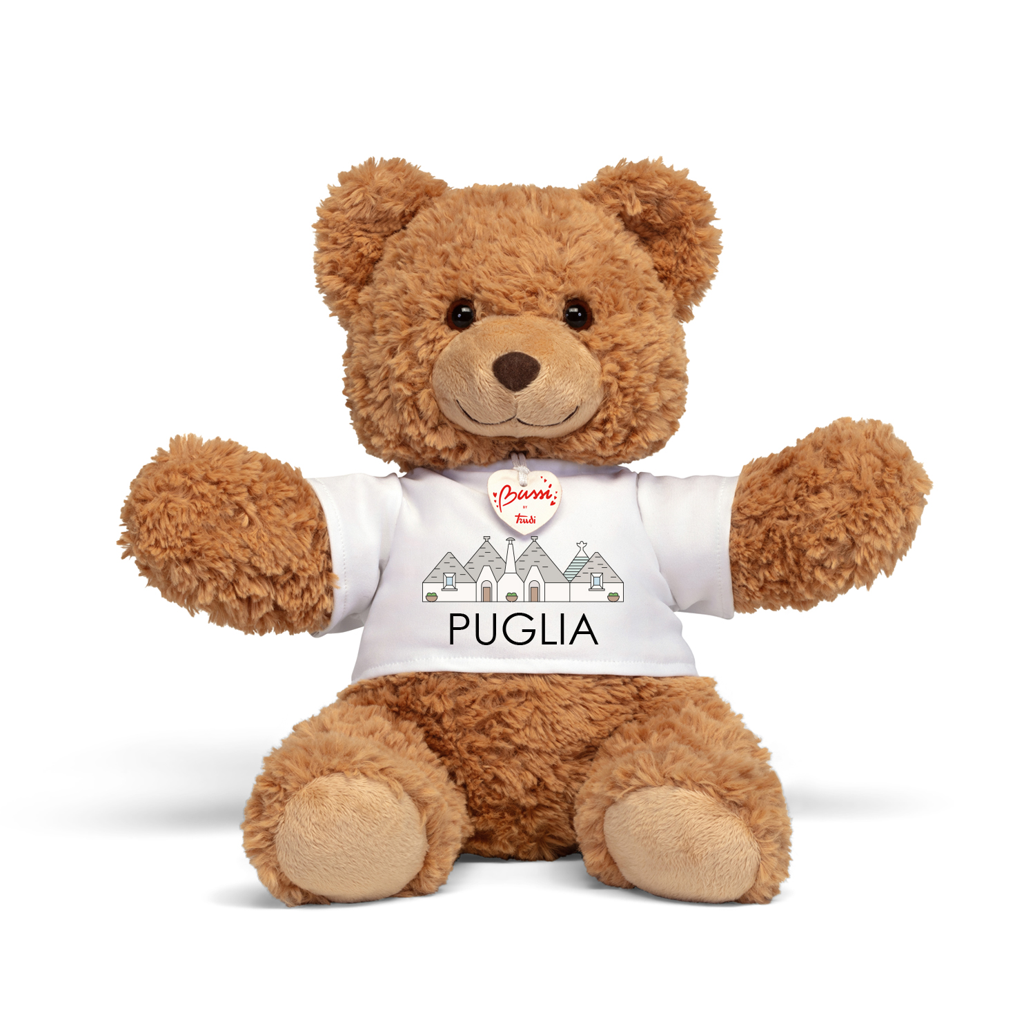 trudi-bussi-orso-marlon-t-shirt-puglia-peluche-souvenir image 1