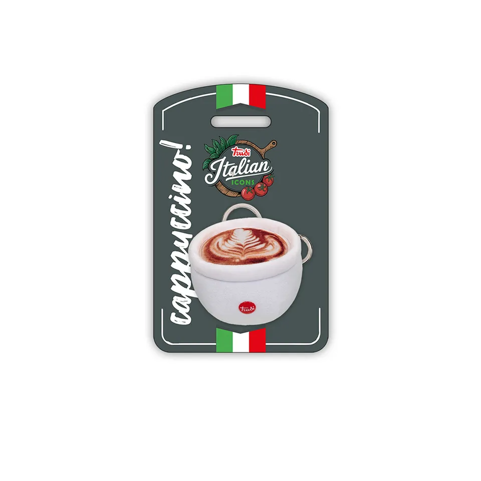 trudi-collezione-italia-portachiavi-peluche-cappuccino image 1