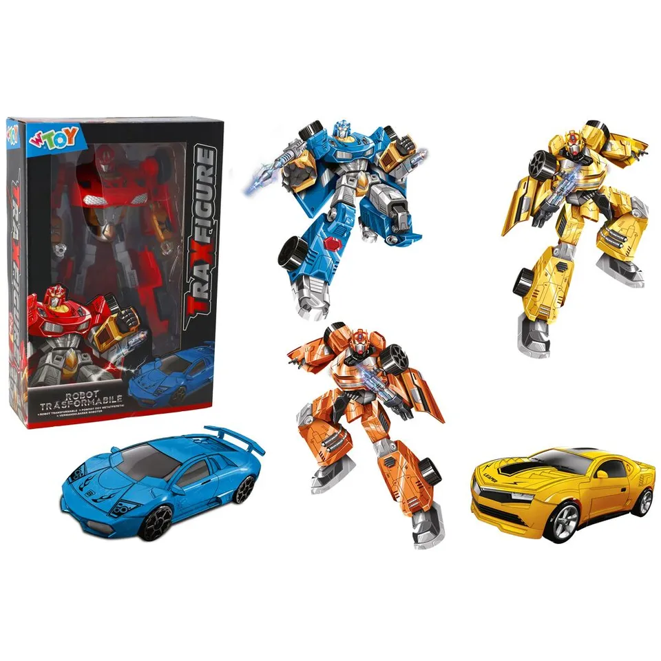 globo-giocattoli-traxfigure-robot-trasformabile-in-auto-sportiva image 1