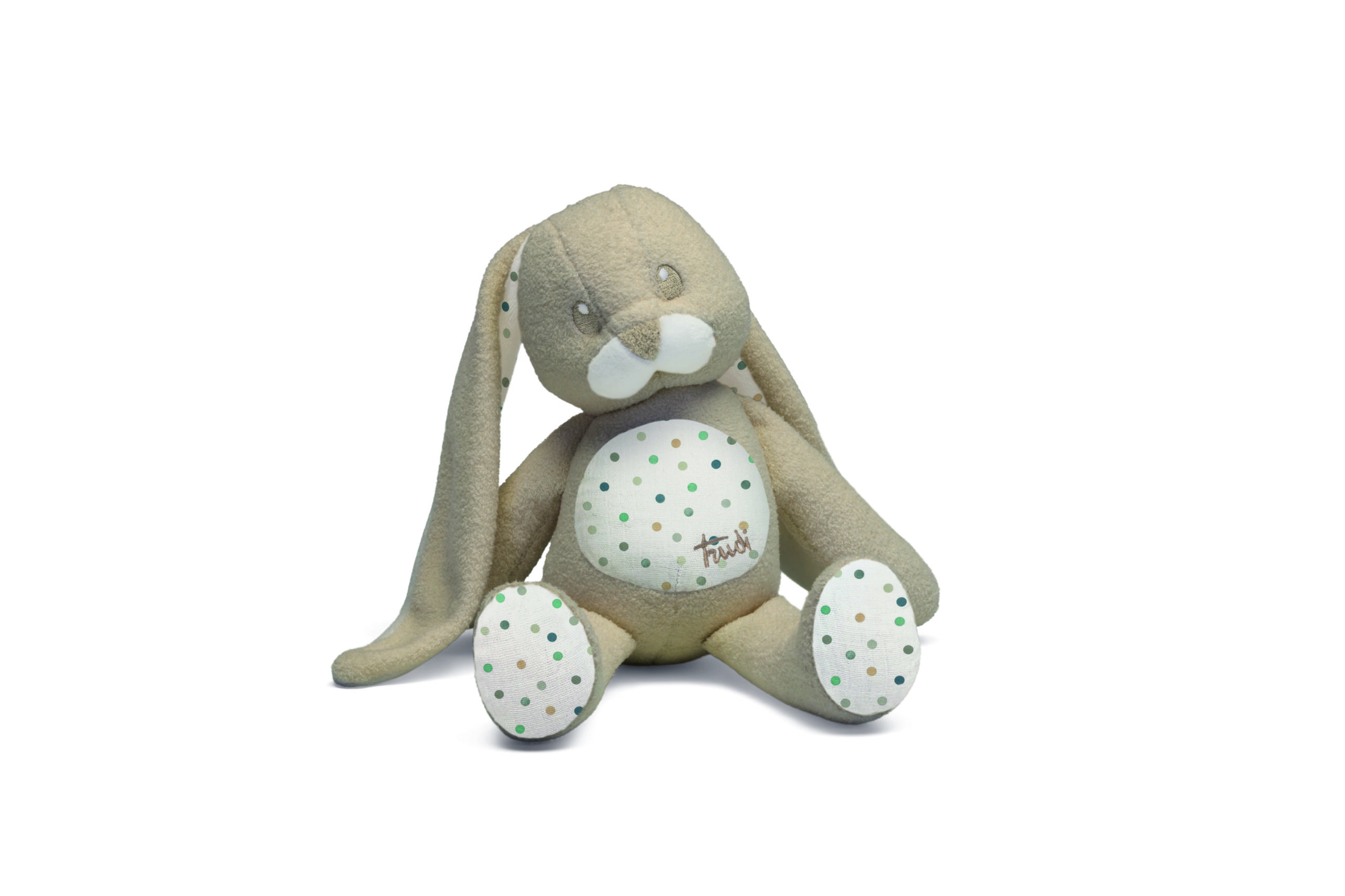trudi-coniglio-cremino-beige-peluche-neonato-morbidissimo image 1