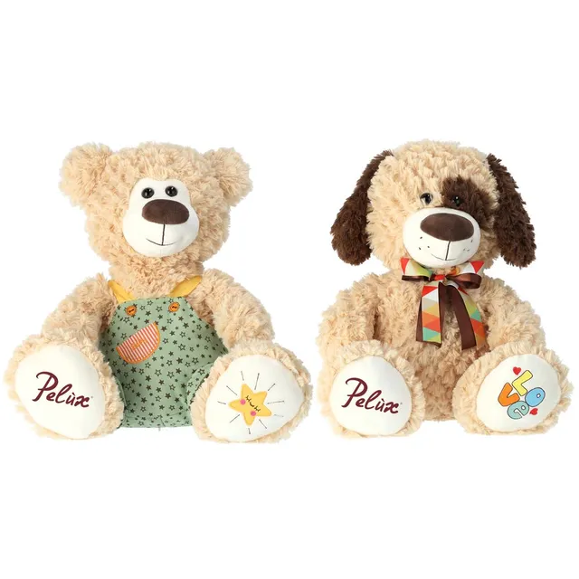 globo-giocattoli-pelux-orso-cane-con-fiocco-41-cm image 1