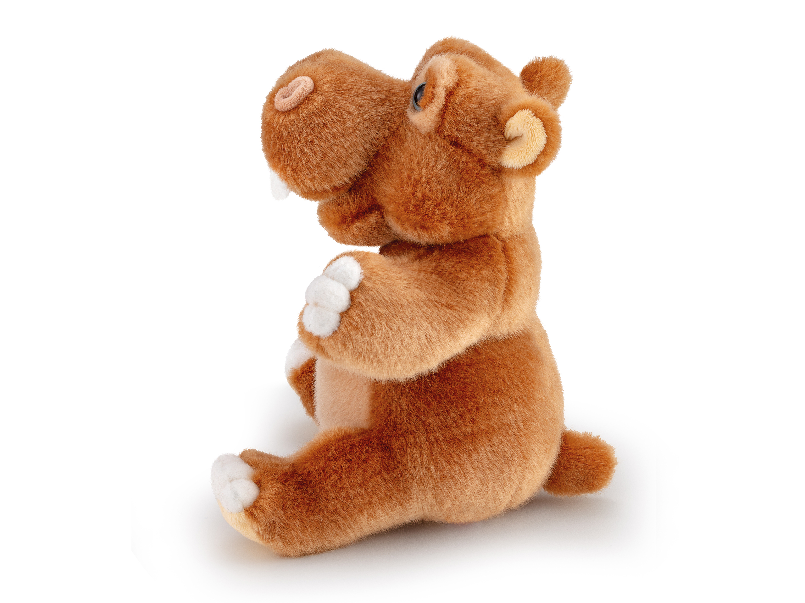 trudi-icons-ippopotamo-filippo-peluche-arancione-occhi-azzurri image 2