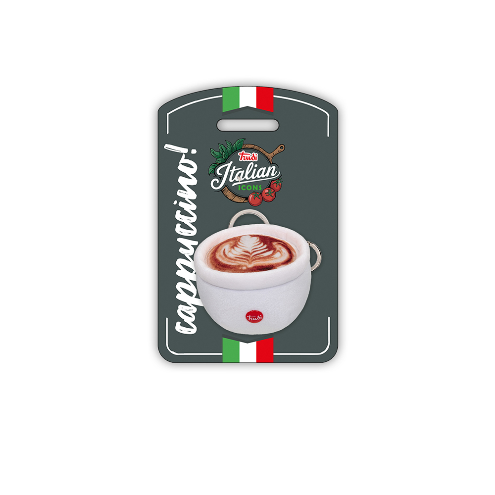 trudi-collezione-italia-portachiavi-peluche-cappuccino image 1