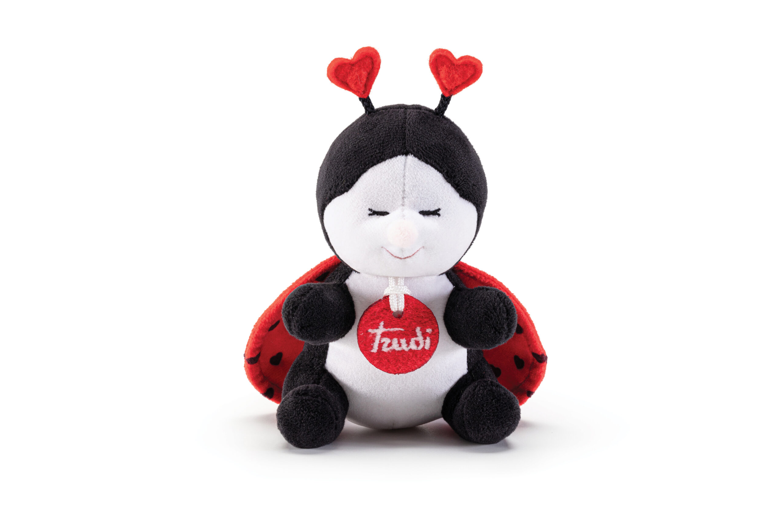trudi-trudino-coccinella-cuori-mini-peluche-tenero image 1