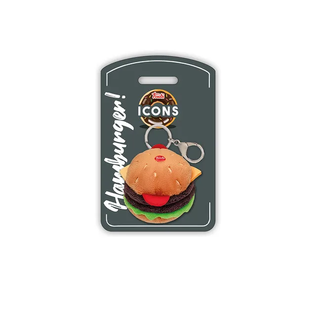 trudi-hamburger-portachiavi-peluche-food image 1