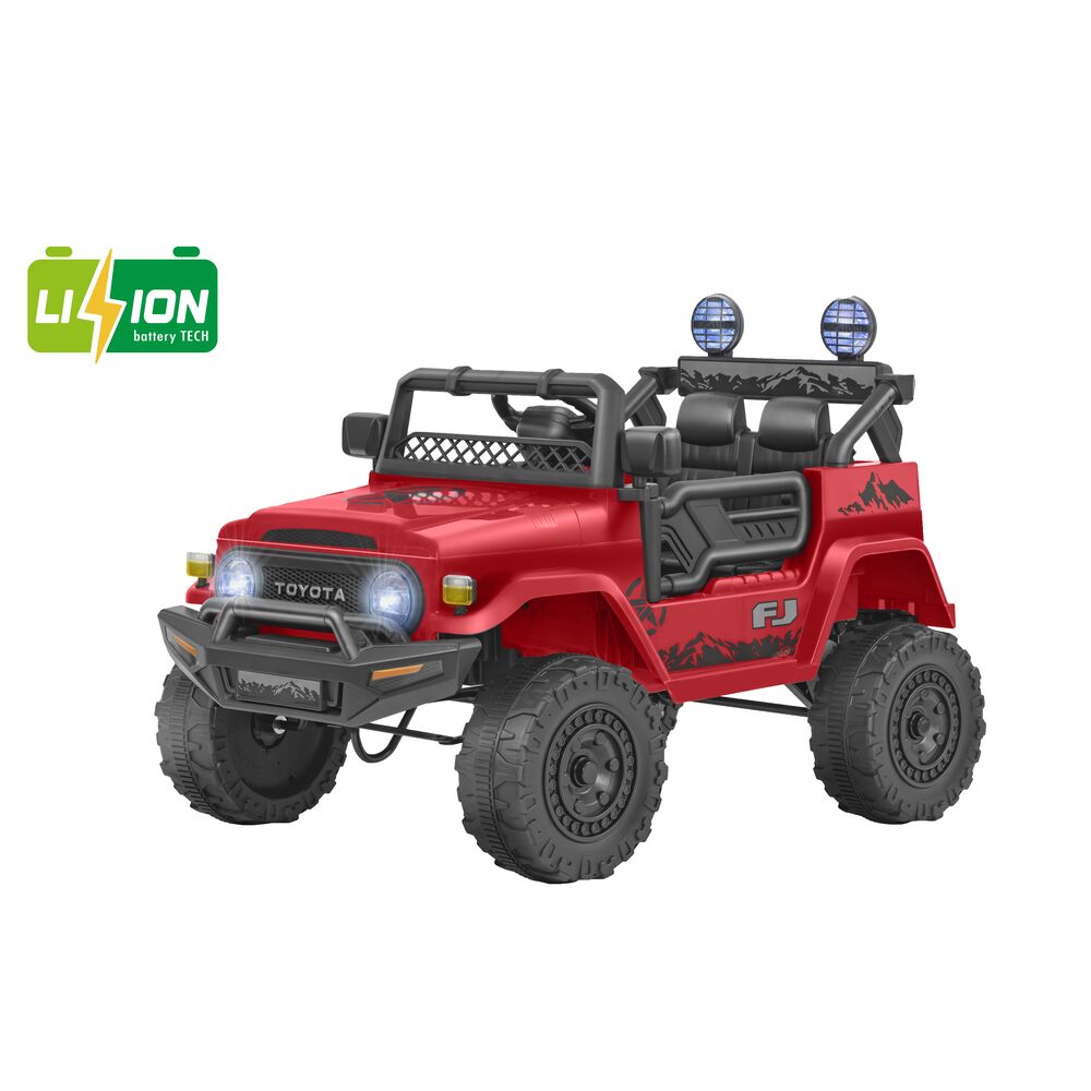 globo-giocattoli-toyota-fj-cruiser-12v-batteria-litio-radiocomandata-rossa image 1
