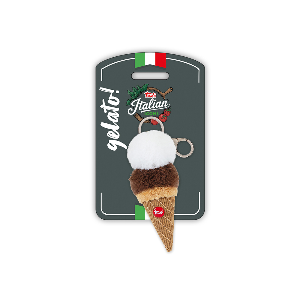 trudi-gelato-cono-portachiavi-peluche image 1