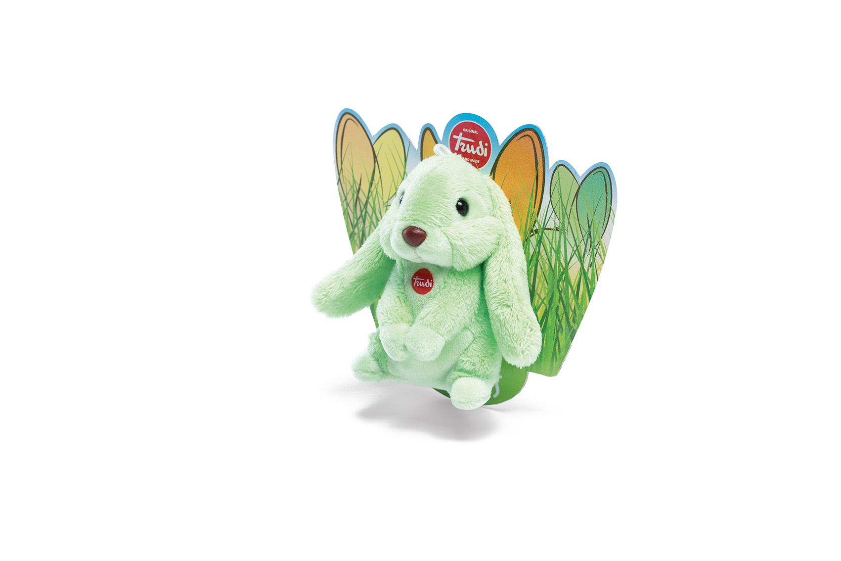 trudi-sweet-coniglio-spring-verde-peluche-portafortuna image 2