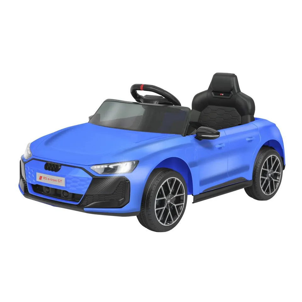 globo-giocattoli-audi-rs-e-tron-12v-auto-elettrica-radiocomandata-blu-con-batter image 1