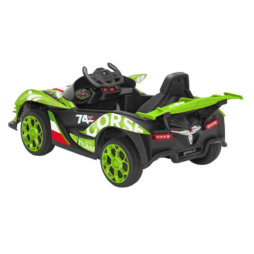 globo-giocattoli-auto-sportiva-12v-con-batteria-al-litio-radiocomandata-verde image 4