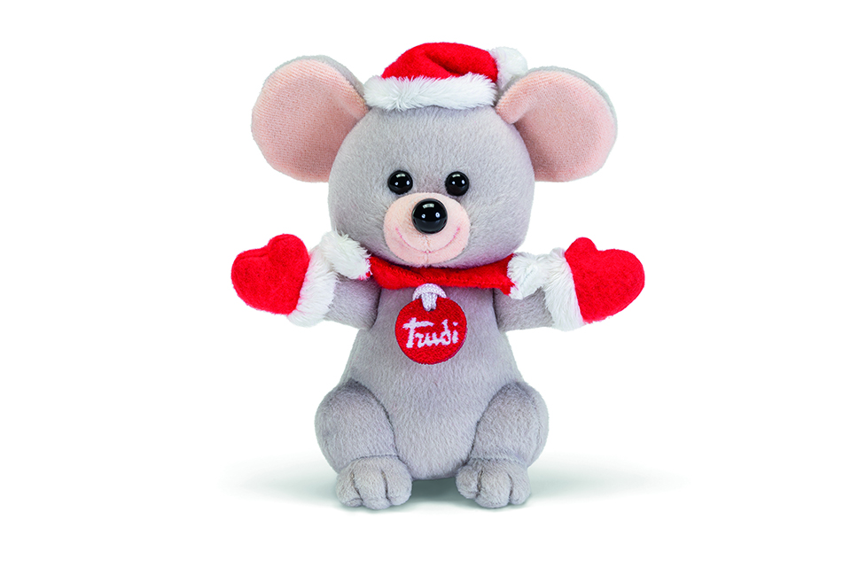 trudi-trudino-topo-di-natale-mini-peluche-natalizio image 1