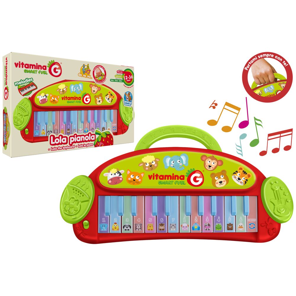 globo-giocattoli-pianola-interattiva-con-24-tasti-w-toy image 1