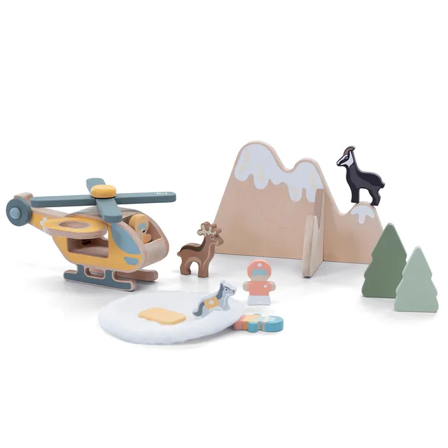 trudi-by-sevi-play-set-elisoccorso-dolomiti-elicottero-18-pz image 1