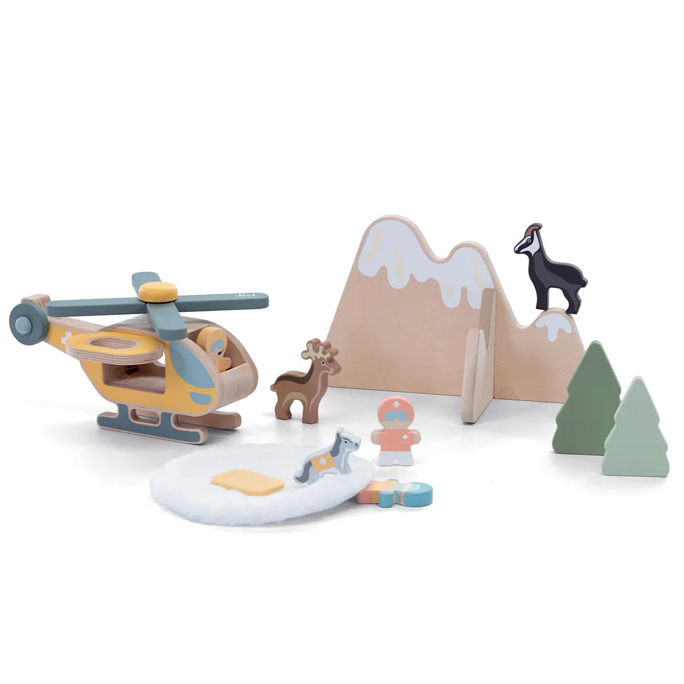 trudi-by-sevi-play-set-elisoccorso-dolomiti-elicottero-18-pz image 1