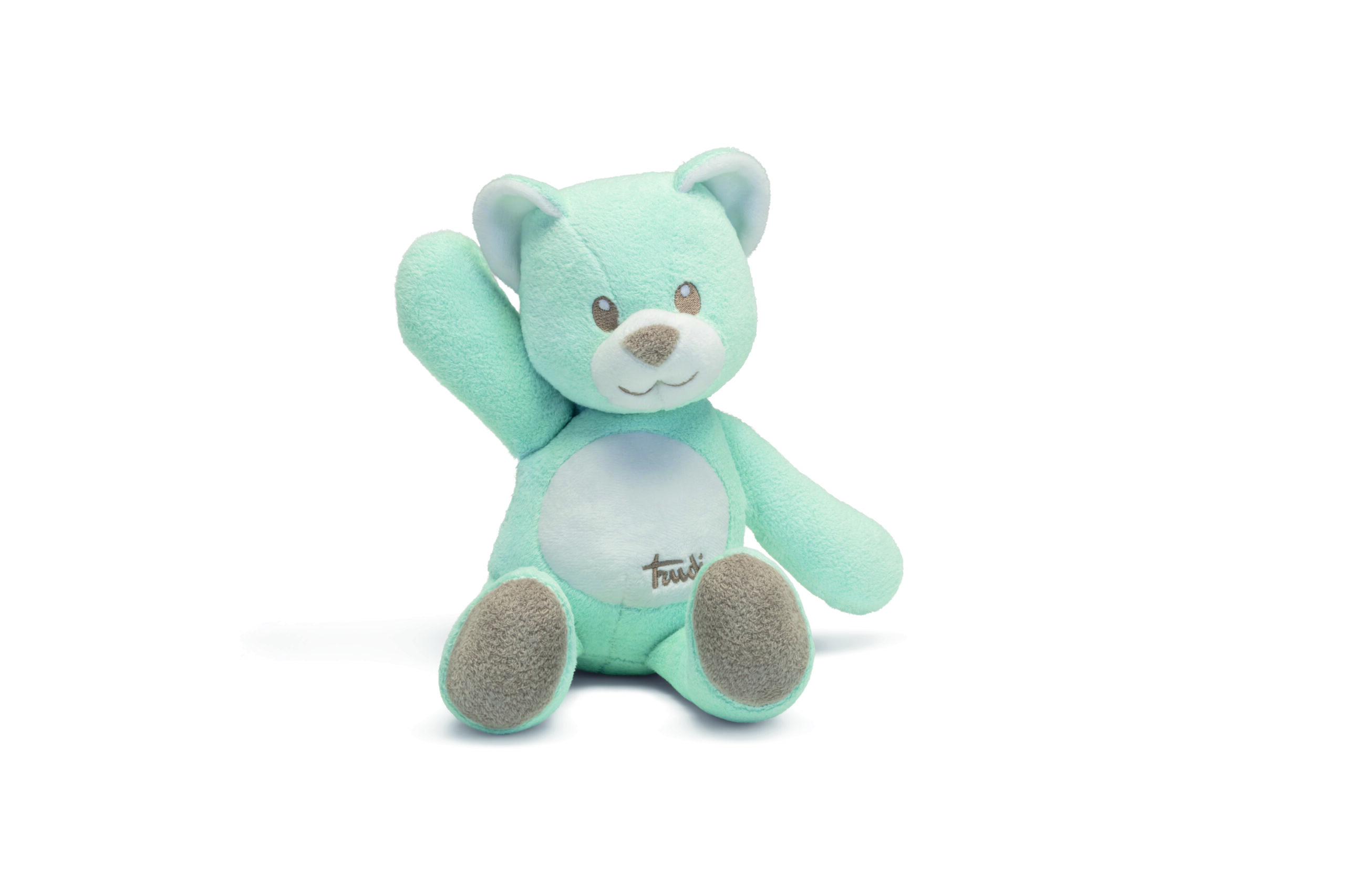 trudi-orso-cremino-azzurro-peluche-neonato image 2