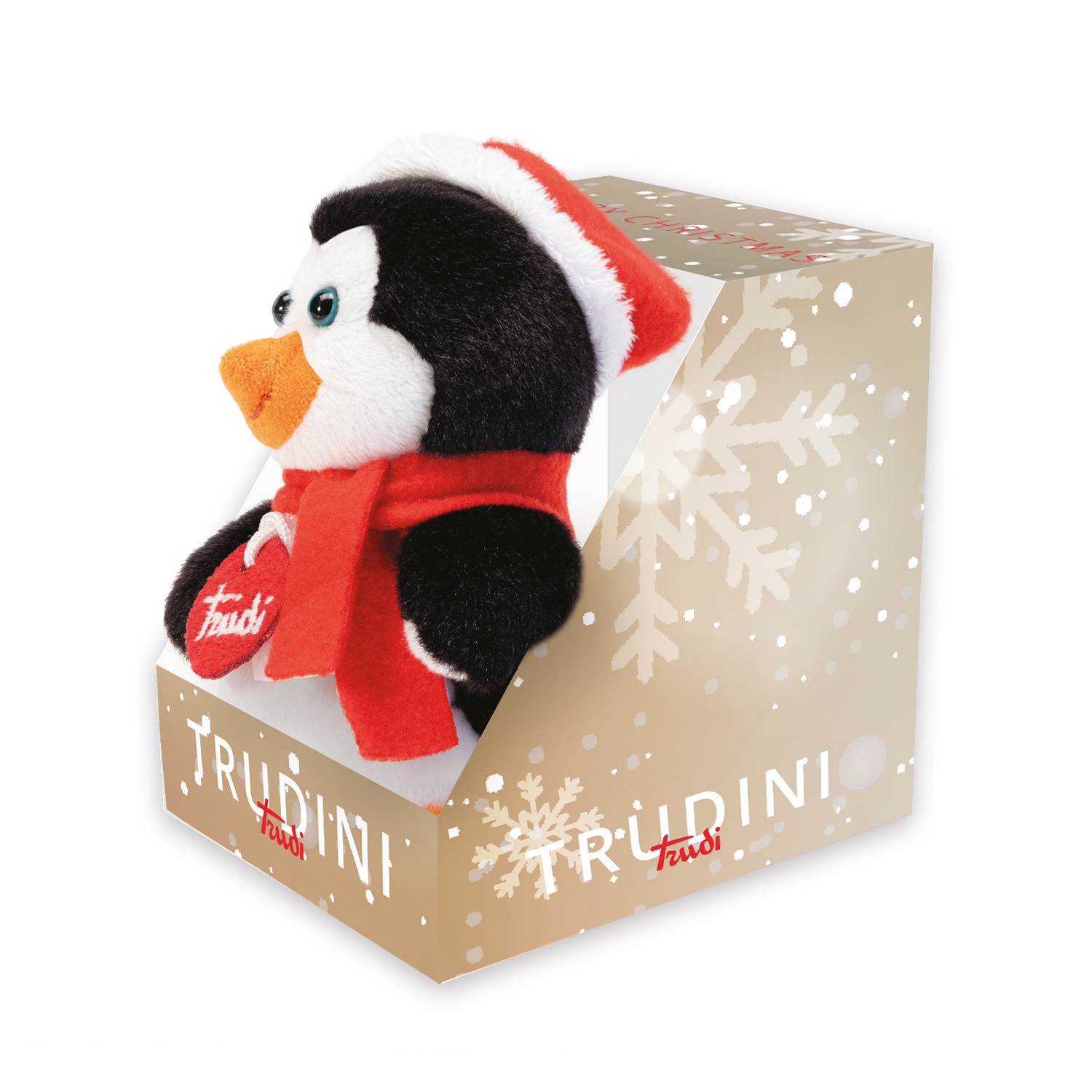 trudi-trudino-pinguino-vestito-di-natale-peluche-mini image 2