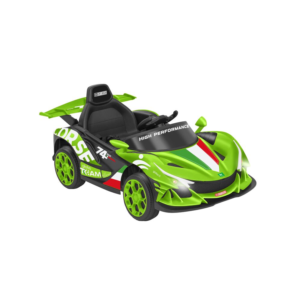 globo-giocattoli-auto-sportiva-12v-con-batteria-al-litio-radiocomandata-verde image 6