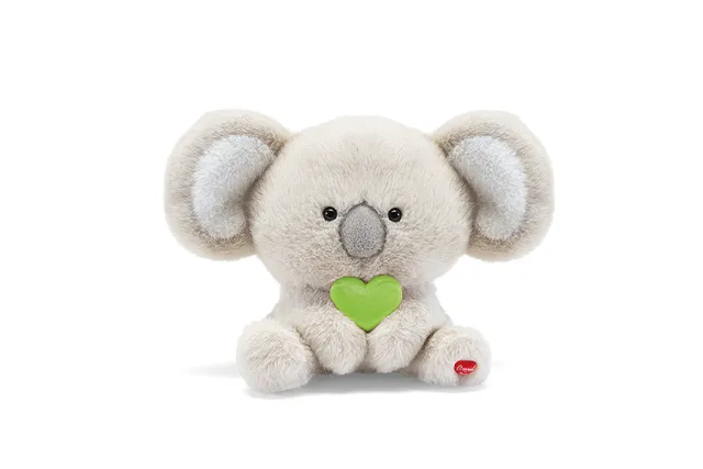 trudi-koala-cuore-verde-peluche-heart-animals image 1