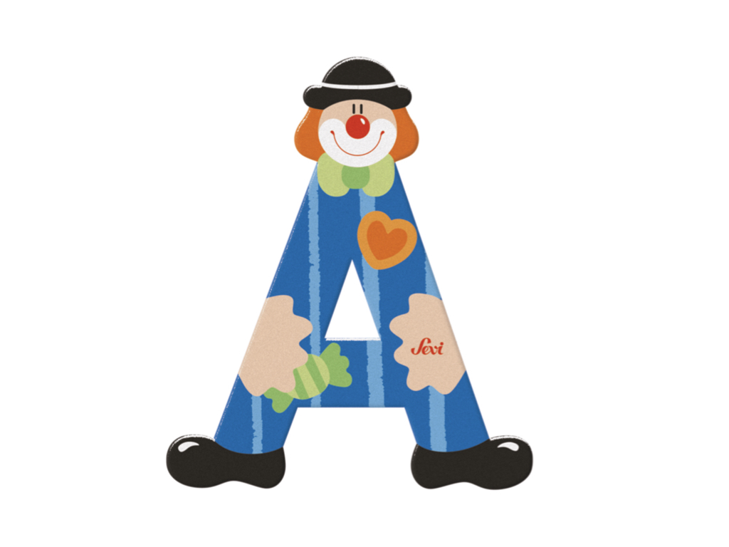 trudi-lettera-a-clown-legno image 2
