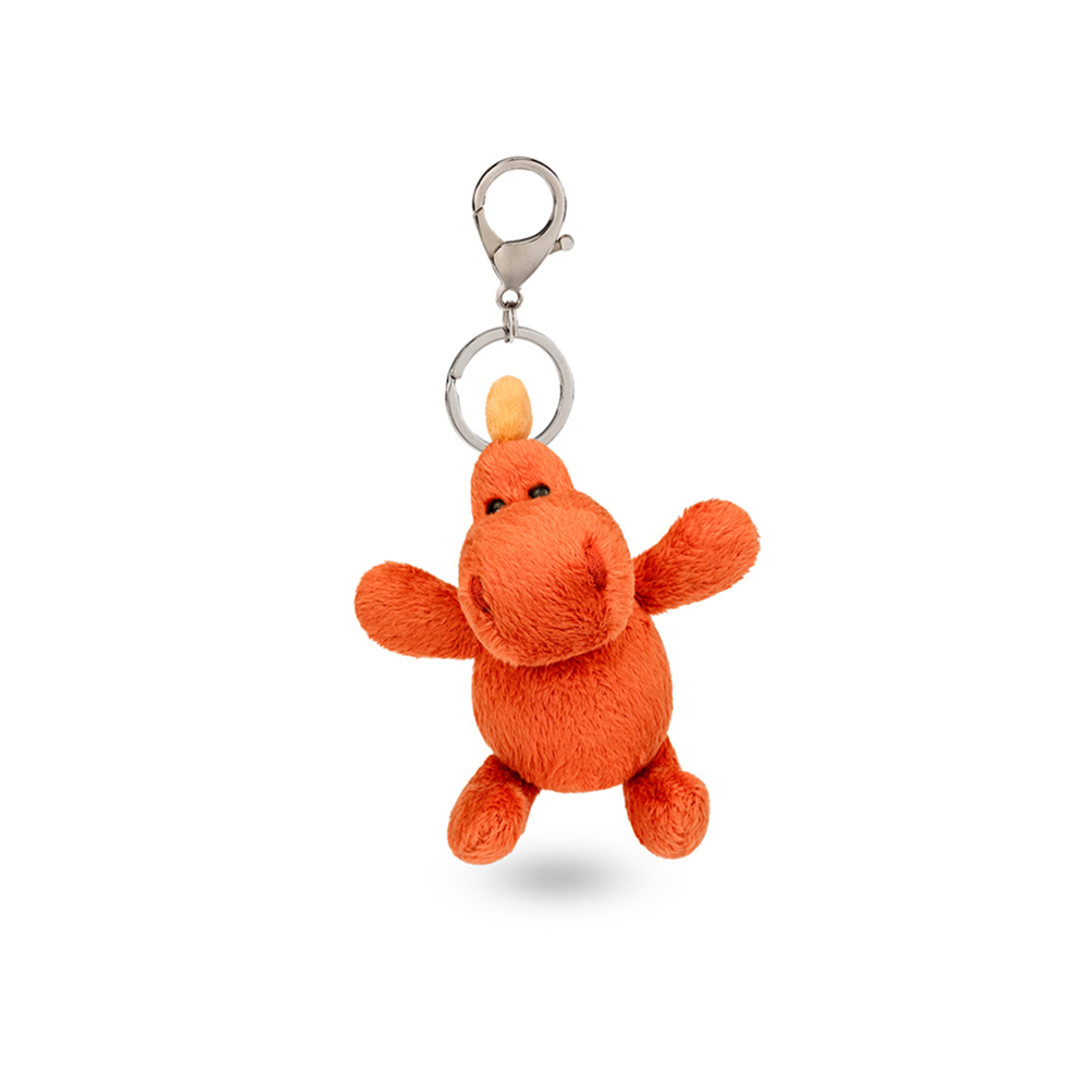 trudi-fun-drago-arancio-portachiavi-peluche image 1