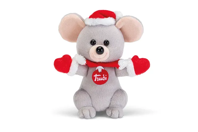 trudi-trudino-topo-di-natale-mini-peluche-natalizio image 1