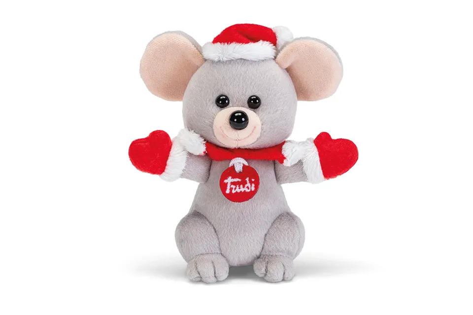 trudi-trudino-topo-di-natale-mini-peluche-natalizio image 1