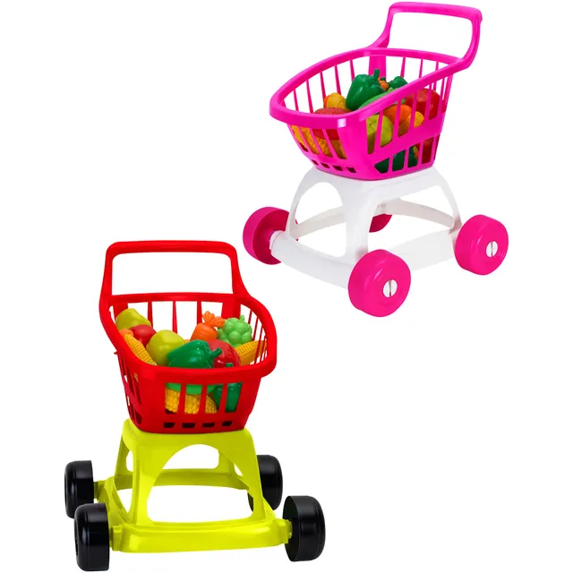 globo-giocattoli-set-carrello-della-spesa-in-plastica image 1