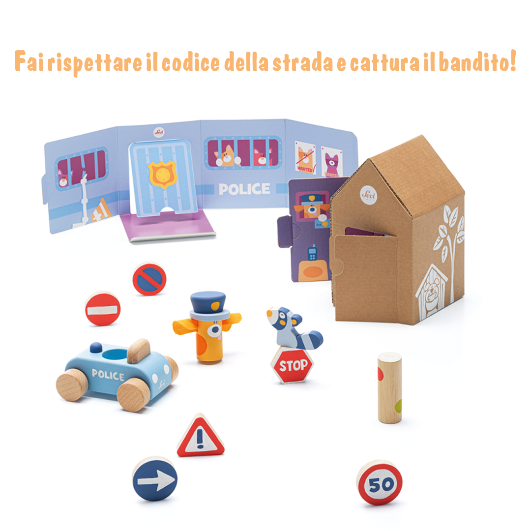 trudi-seviland-polizia-playset-ritaglia-e-incolla-10pz image 5