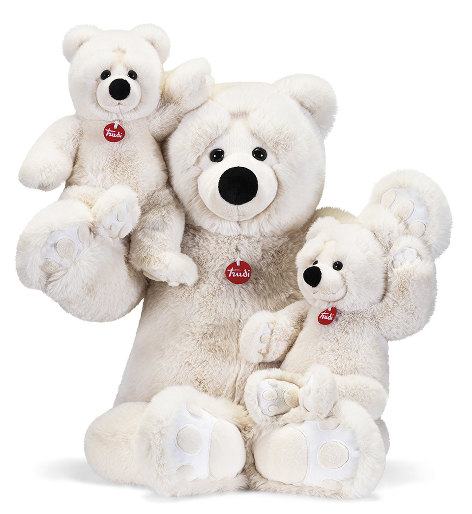 trudi-orso-bianco-joel-teddy-bear image 2