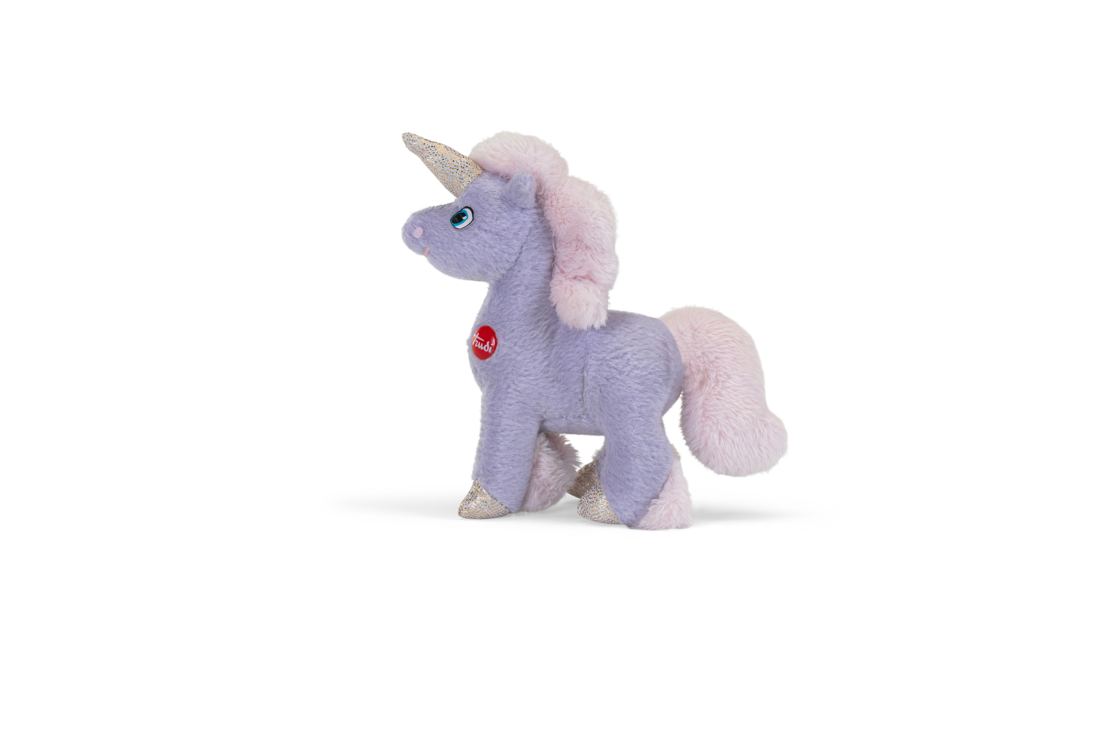 trudi-sweet-unicorno-viola-peluche-fantasy-morbido image 1