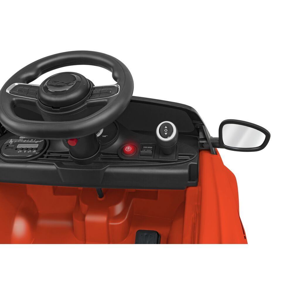 globo-giocattoli-fiat-500e-12v-batteria-litio-radiocomandata-rossa image 5