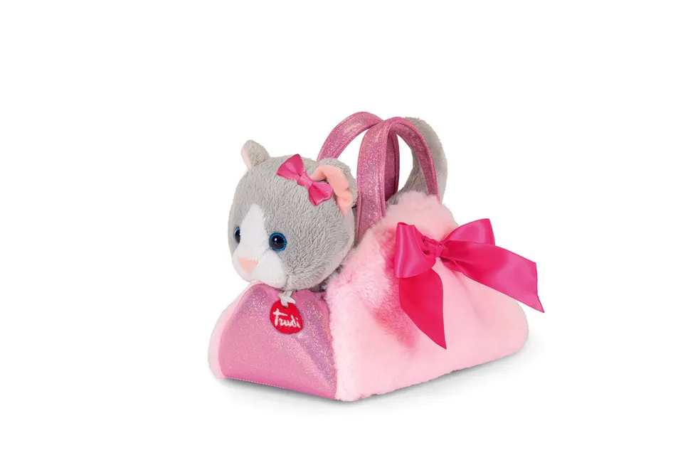 trudi-gatto-pink-fashion-bag-peluche-con-borsetta image 1