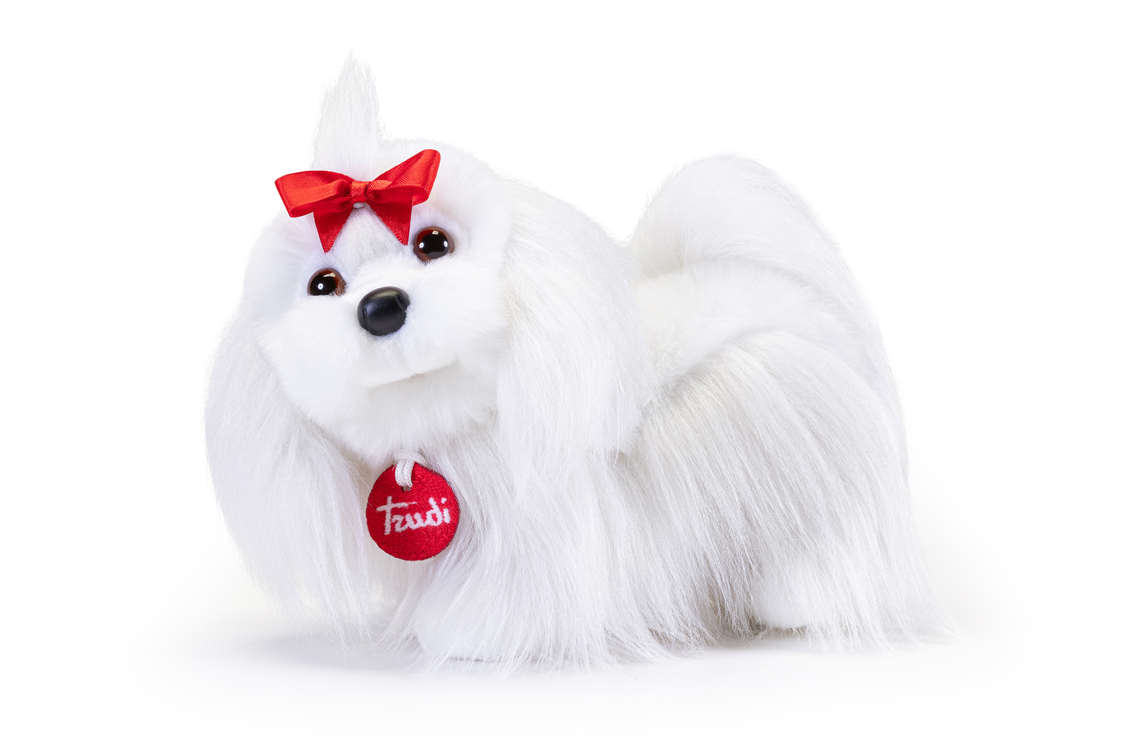 trudi-maltese-lul-peluche-cane-bianco-realistico image 2