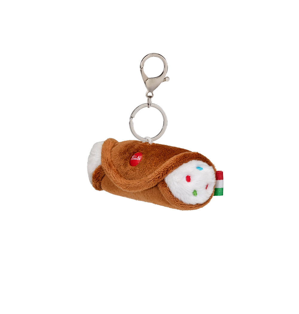 trudi-cannolo-siciliano-portachiavi-peluche-mini-dolce-italia image 3