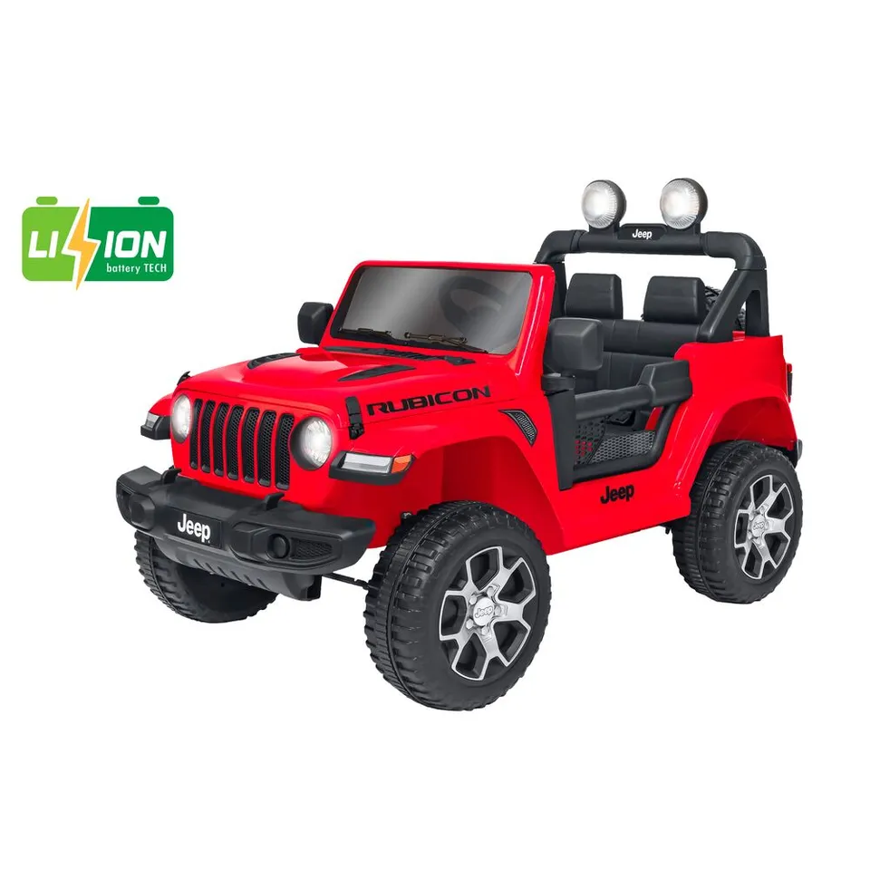globo-giocattoli-jeep-rubicon-wrangler-rossa-radiocomandata-con-batteria-al-liti image 1