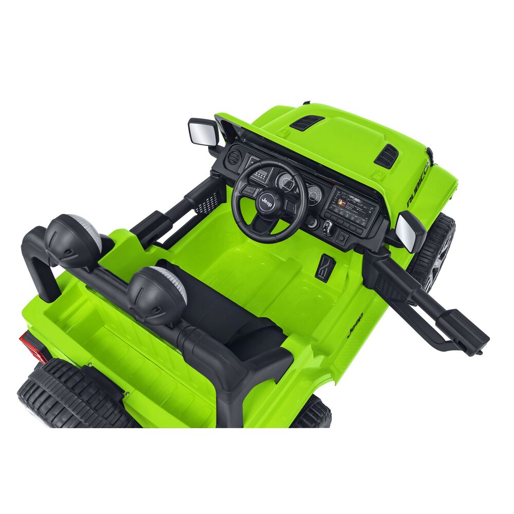 globo-giocattoli-jeep-rubicon-wrangler-auto-elettrica-radiocomandata-verde-con-b image 3