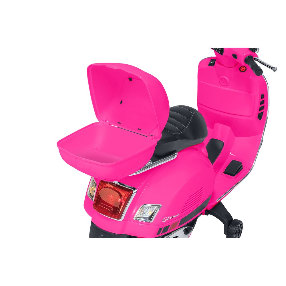 globo-giocattoli-vespa-gts-12v-moto-elettrica-rosa-con-batteria-al-litio image 2