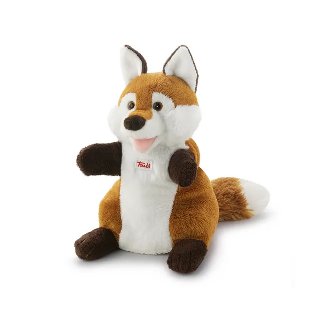 trudi-marionetta-volpe-puppet-3d-morbida-e-peluche image 1