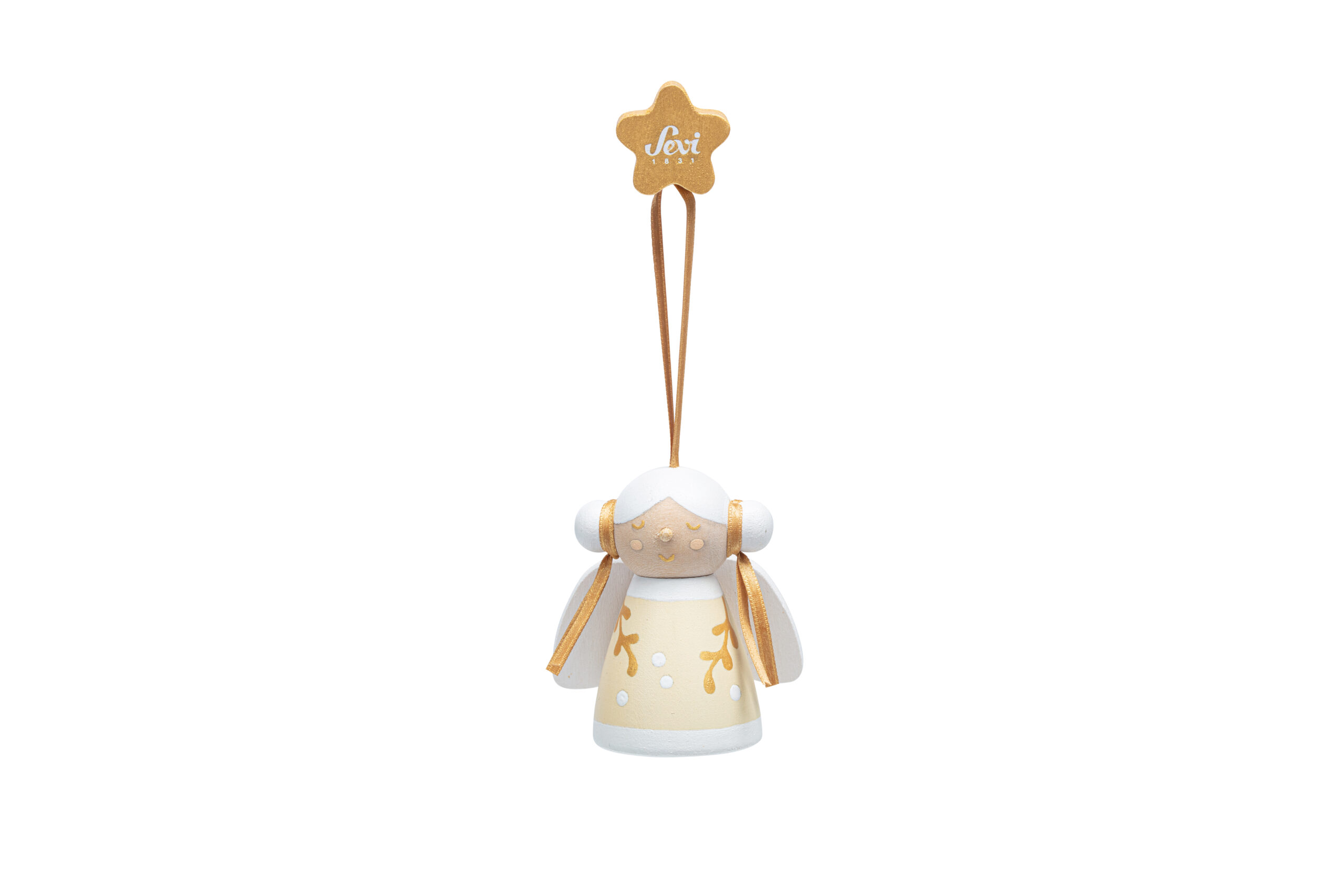 trudi-angioletto-lei-bianco-peluche-natalizio-da-collezione image 1