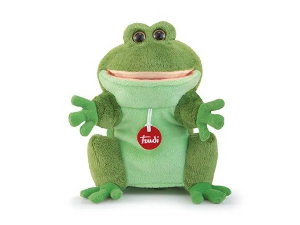 trudi-marionetta-rana-peluche-puppet image 1