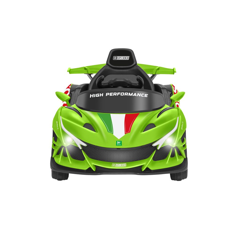 globo-giocattoli-auto-sportiva-12v-con-batteria-al-litio-radiocomandata-verde image 5