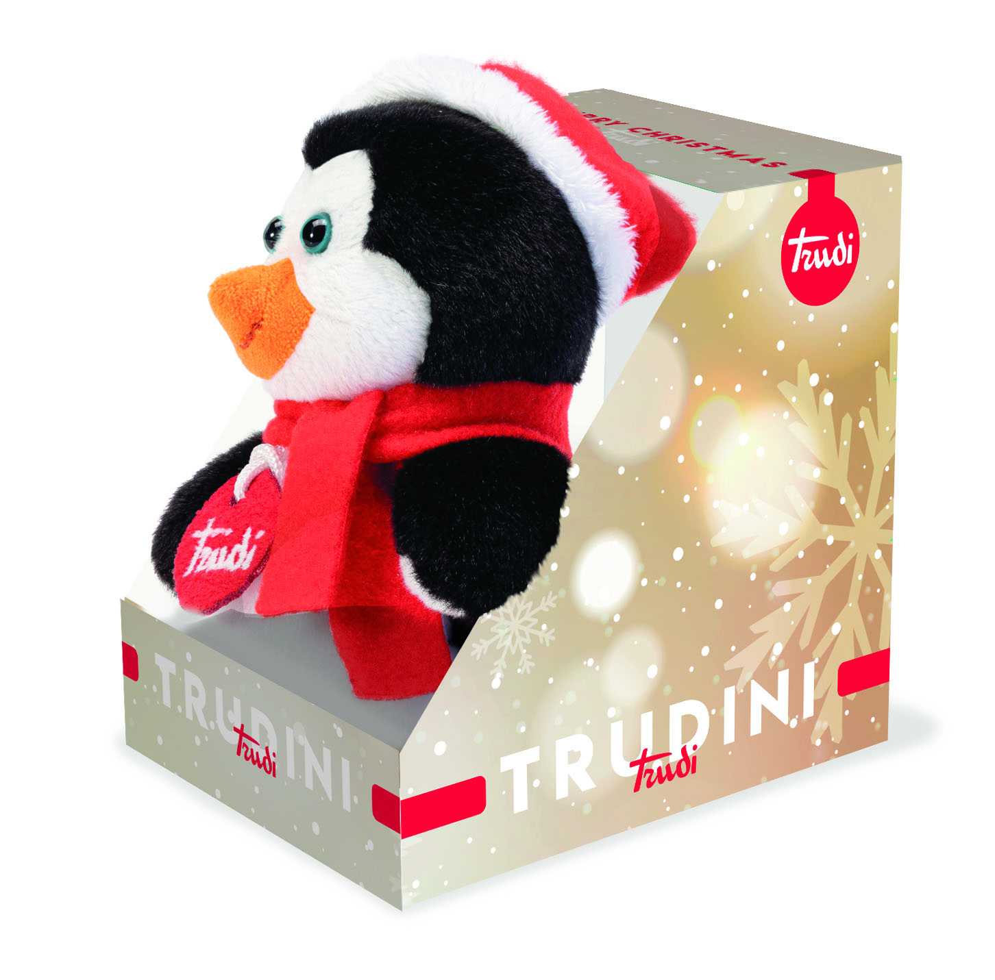 trudi-trudino-pinguino-vestito-di-natale-peluche-mini image 3