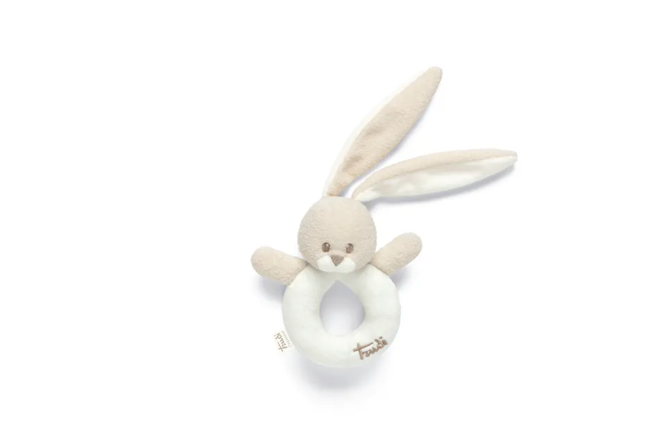 trudi-coniglio-sonaglio-avorio-peluche-sonaglio-neonato image 1