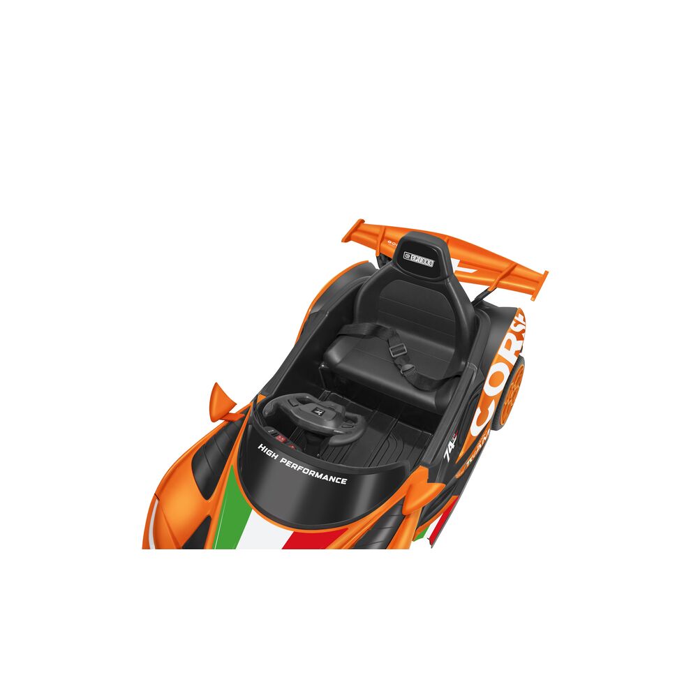 globo-giocattoli-auto-sportiva-12v-radiocomandata-arancione image 2