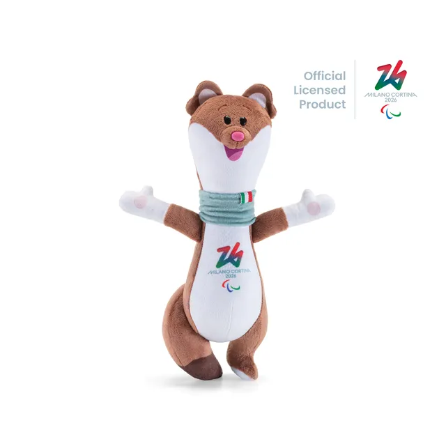 trudi-milo-mascotte-paralimpica-milano-cortina-2026-peluche image 1