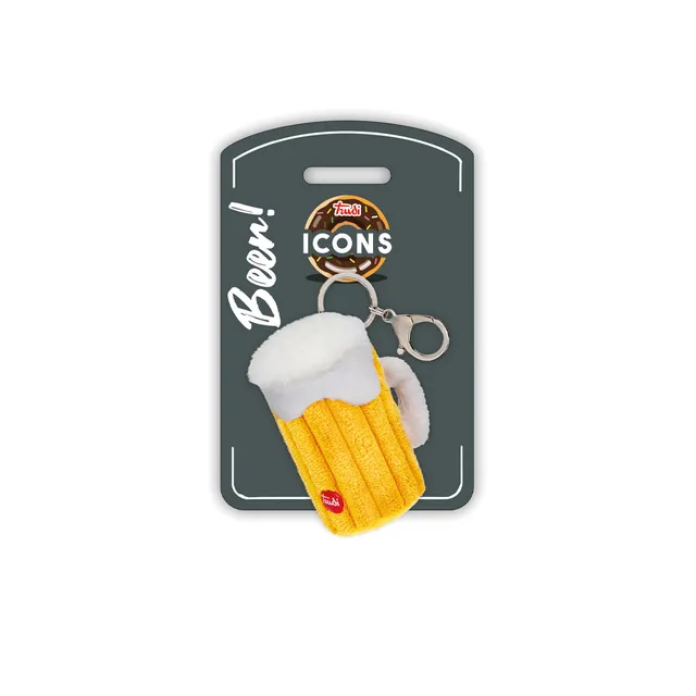 trudi-birra-portachiavi-peluche-food image 1