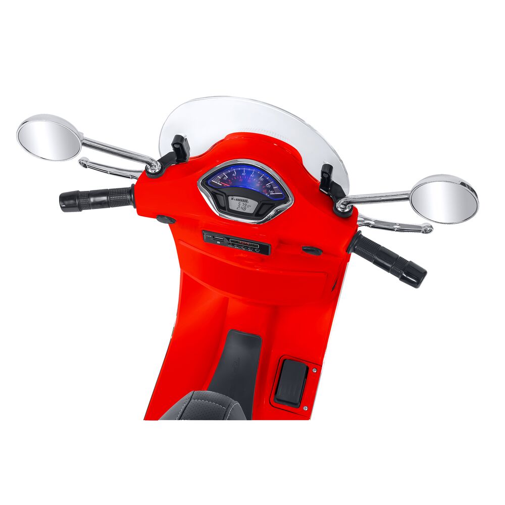 globo-giocattoli-vespa-gts-elettrica-12v-con-batteria-al-litio-rossa image 3
