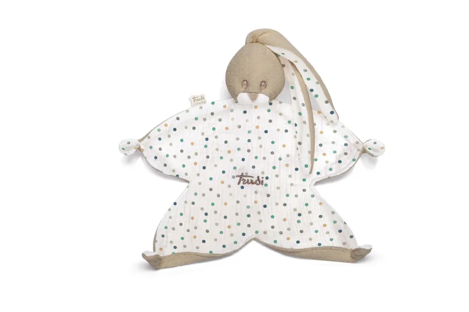 trudi-coniglio-doudou-beige-copertina-neonato image 1
