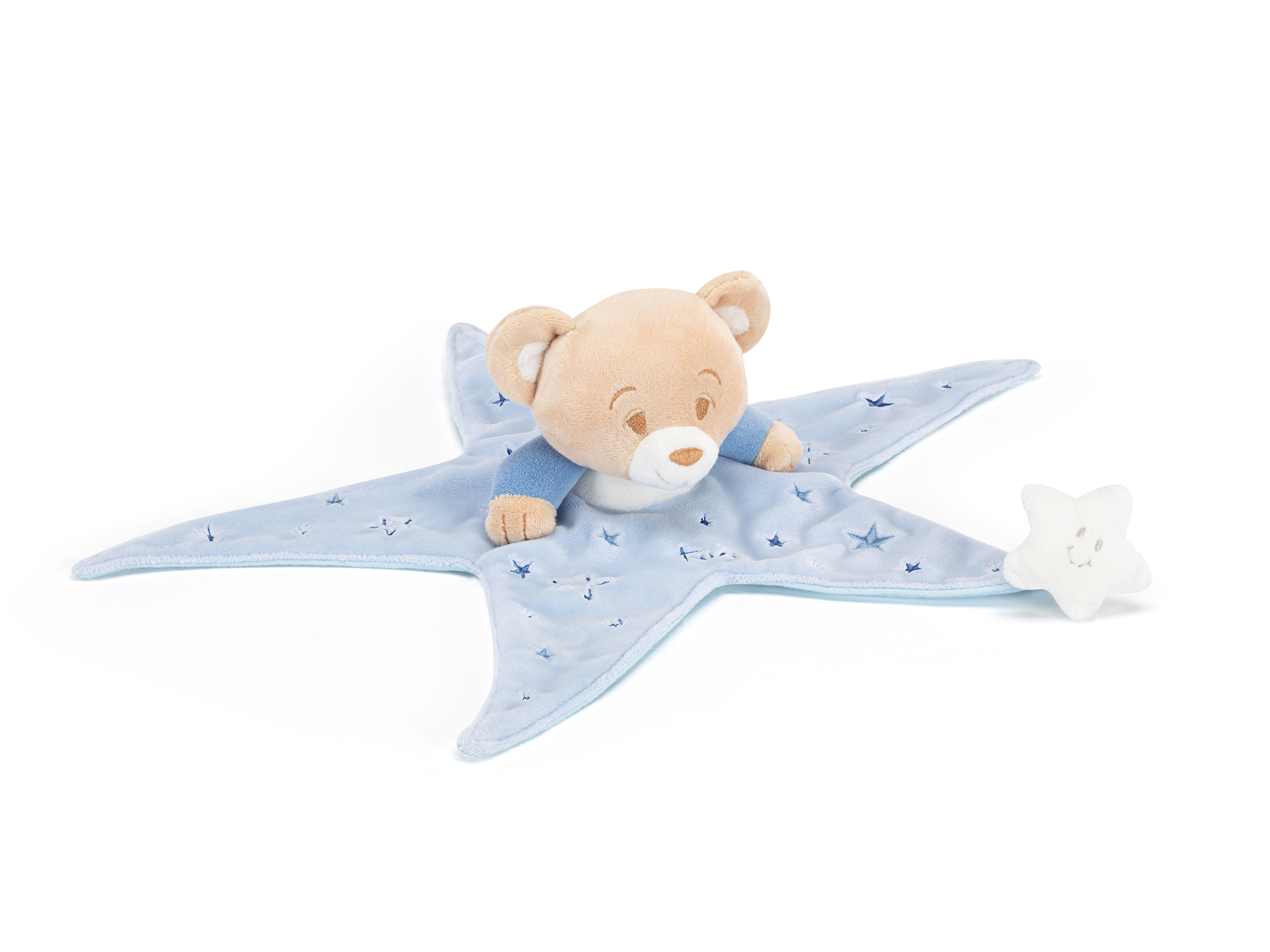 trudi-doudou-orso-azzurro-baby-star-doudou-stella image 1