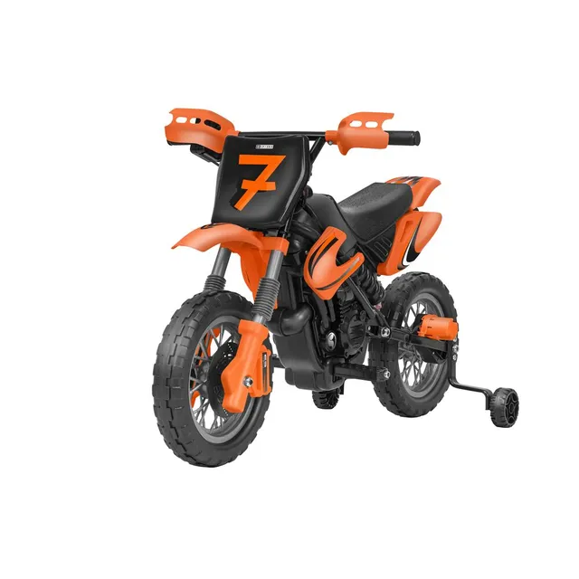 globo-giocattoli-moto-cross-12v-batteria-litio-arancione image 1